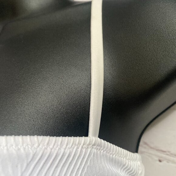 Milly Cabana White Swim Top NWT Size Medium - Picture 3 of 7